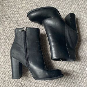 Black Heeled Booties